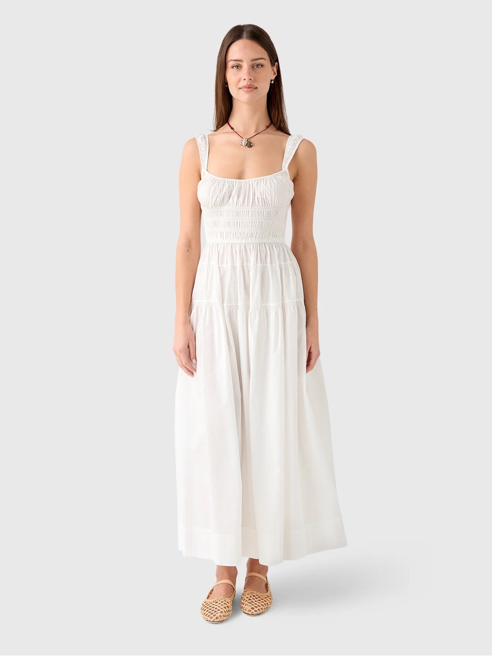 NEW DOEN Clover Dress In Salt Size S - Picture 16 of 17